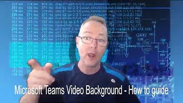 How to add a video background to Microsoft Teams