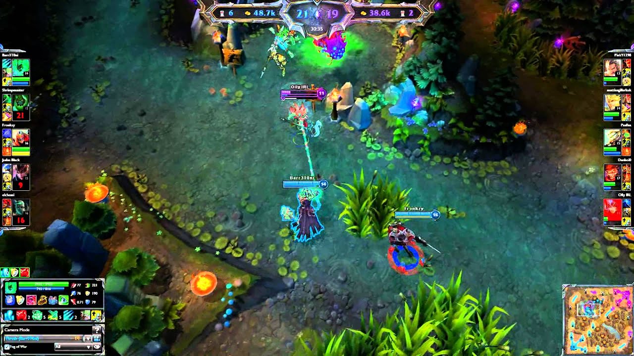 Baron steal Thresh support