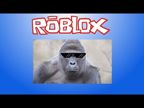 Harambe Tribute In Roblox Youtube - rip harambe roblox