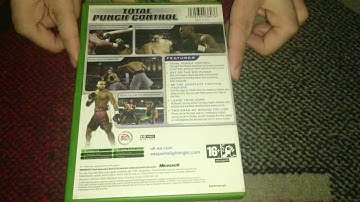 Nostalgamer Unboxes EA Sports Fight Night 2004 On Microsoft Xbox UK PAL System Version