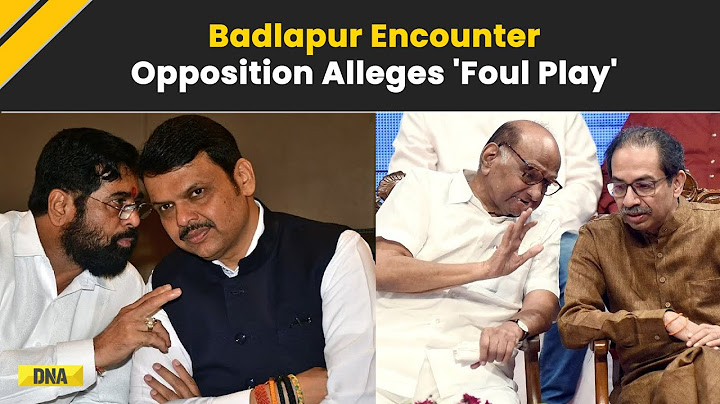Badlapur Encounter: 'How Handcuffed Accused Opened Fire?' Opposition Alleges Foul Play In Encounter
