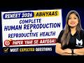 Re NEET 2026 Abhyaas | Human Reproduction + Reproductive Health | Most Expected Questions