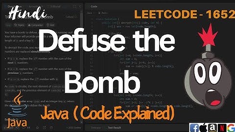 1652. Defuse the Bomb | LeetCode 1652 | Java Solution Explained
