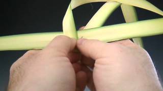 Braiding palms for Palm Sunday
