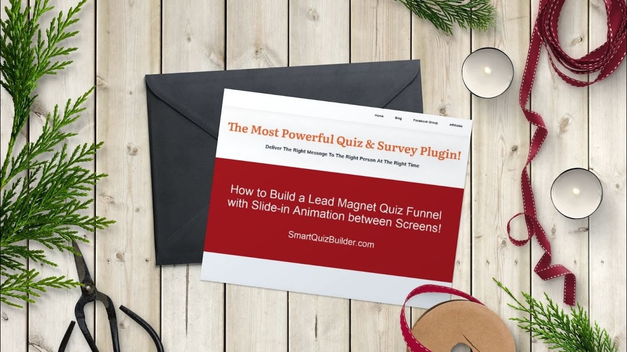 How to create a Lead Magnet Quiz Funnel with Slide In Animation - YouTube