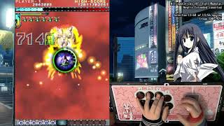 DoDonPachi Resurrection 1.5 True Last Boss No Miss No Bomb (B-Strong) (with stick cam this time)