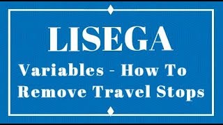 LISEGA  Removing Travel Stops on a Variable Spring