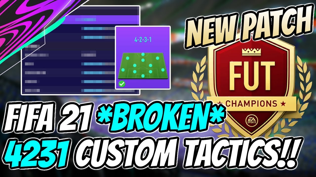 FIFA 21 *BROKEN* 4231 Pro Player Custom Tactics & Instructions Post Patch | How to Win More Games!!