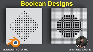 How To Create Boolean Designs _ Blender Subdivision Surface Modeling Tutorial