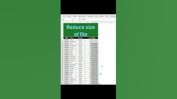 Shrink excel file size by 60% & explained in 60 seconds #excel  #exceltips  #exceltricks
