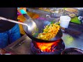 Ultimate wok skills chicken fried rice shrimp stirfried noodles  cambodian street food