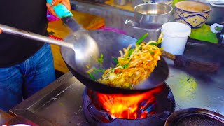 ULTIMATE WOK SKILLS! Chicken Fried Rice, Shrimp StirFried Noodles | Cambodian Street Food