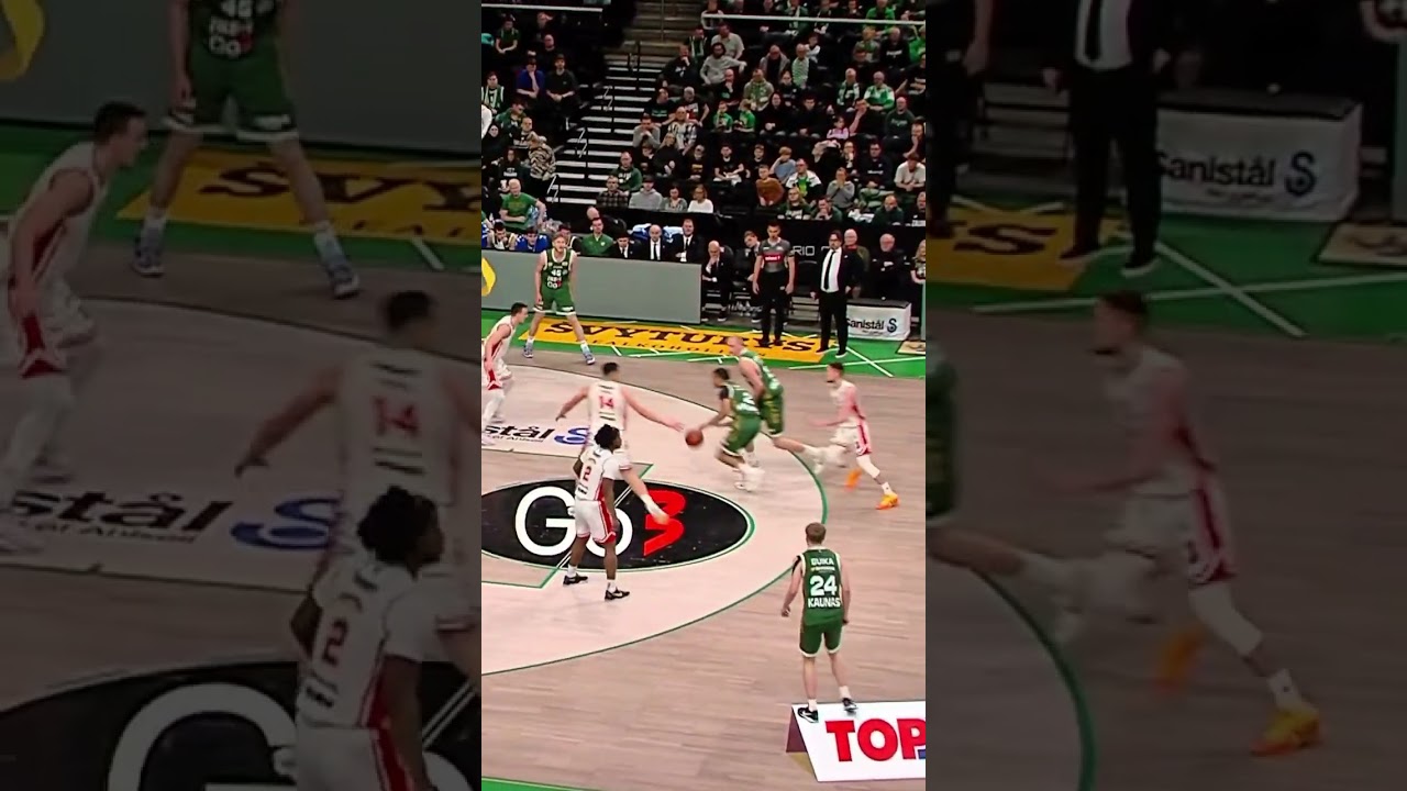 First Isaiah Wong points in Zalgiris jersey. Welcome to the team 😎