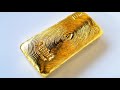 Lithic 10oz. Hand Poured Gold Bar