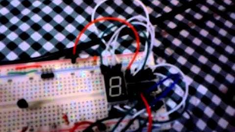 Arduino - Display 7 Segmentos com Fader e CD4511