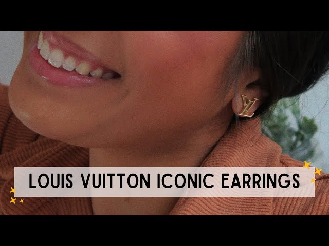 UNBOXING MY NEW EVERYDAY EARRINGS - THE LOUIS VUITTON ICONIC EARRINGS! /  FASHION JEWELRY NEW RELEASE 