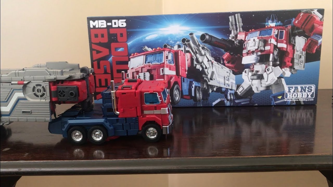 Fans Hobby Master Builder MB-06 POWER BASER  Optimus Prime UNBOXING