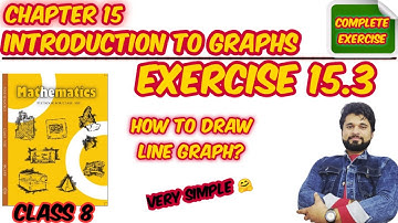 class 8 ncert math exercise 15.3 | how to draw line graph | step by step explained | Brahmdev Sharma