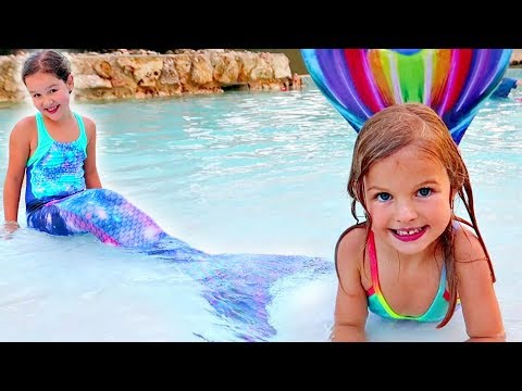 Video: Kim And Kourtney's Little Girls Became Little Mermaids