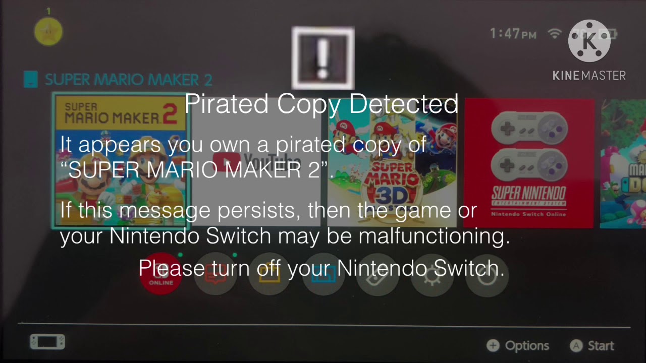 Nintendo Switch AntiPiracy Measure YouTube