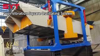Four-Vibration Square Oscillating Screen— Specialized Wood Chip Screener