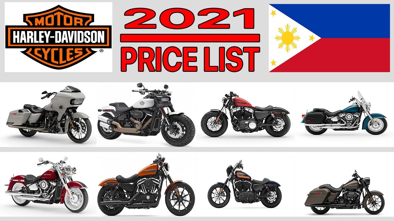 HARLEY DAVISON MOTORCYCLE PRICE LIST IN PHILIPPINES 2021 YouTube