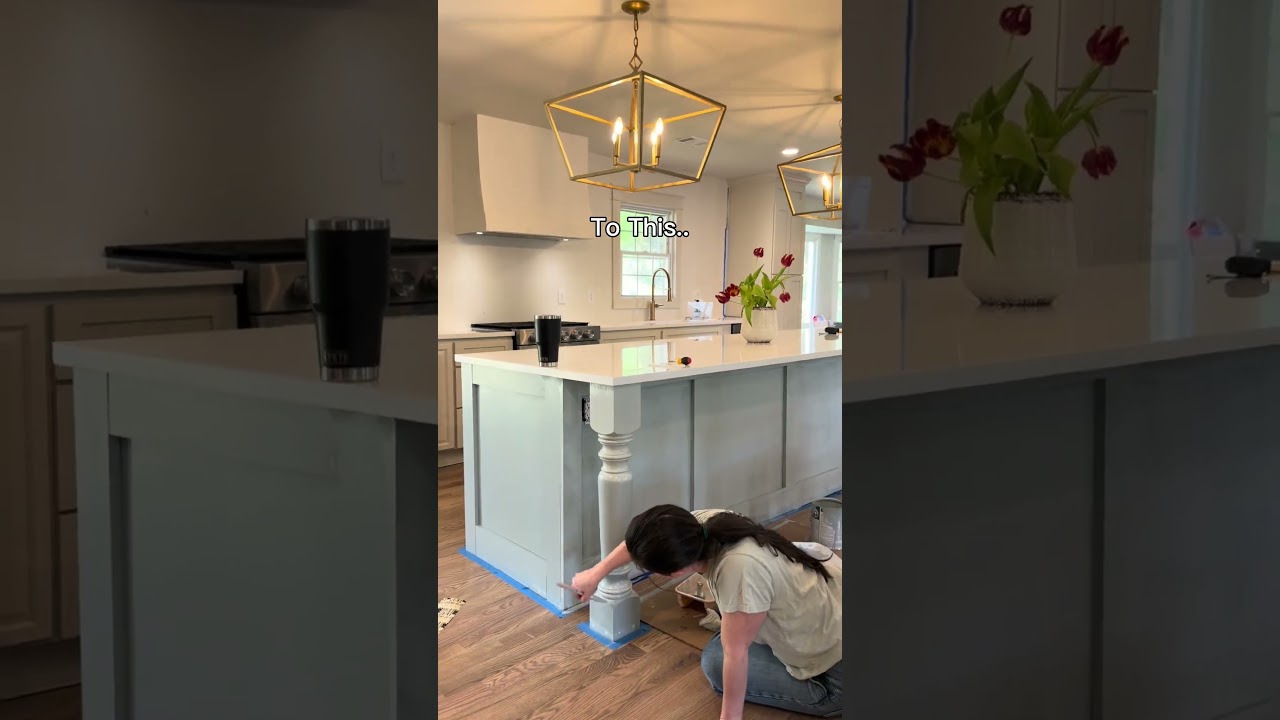 You won’t believe this is the same kitchen! #beforeandafter #homerenovation #kitchenremodel