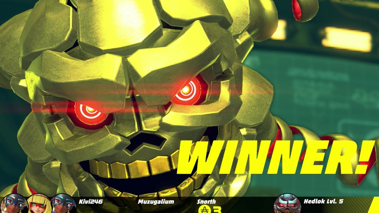 ARMS Hedlok Boss Gameplay YouTube