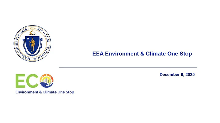 EEA - ECO One Stop Application Process - MA Federal Funds Partnership Meeting December 2025