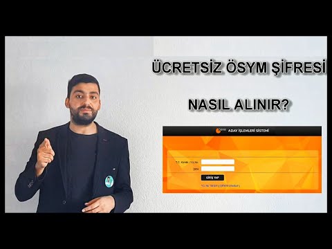 ÜCRETSİZ ÖSYM ŞİFRESİ NASIL ALINIR?-ÖSYM ADAY İŞLEMLERİ SİSTEMİNE E-DEVLET İLE KAYIT OLMA(GÖRÜNTÜLÜ)