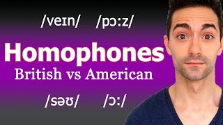 Download Lagu English HOMOPHONES | BRITISH vs AMERICAN Pronunciation | Different Spelling, Same Pronunciation MP3