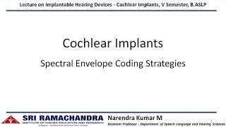 Spectral (envelop) coding strategies