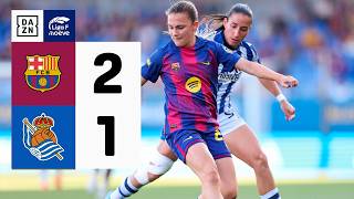 FC Barcelona vs Real Sociedad (2-1) | Resumen y goles | Highlights Liga F