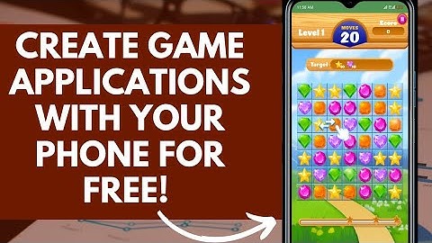 Free: How to Create Games App using just your phone (no code is required)// Appcreator24