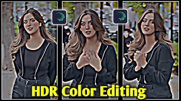 Alight motion Trending HDR Color Editing | Alight motion HDR effect video editing