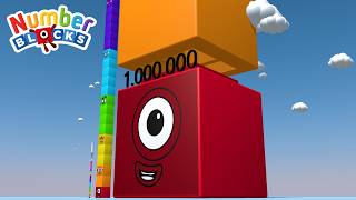 Learn Numbers 1–1,000,000 with Numberblocks | Standing Tall Special Math for Kids 🚀