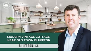 Vintage Modern 1940's Cottage For Sale Near Old Town Bluffton SC | 11 Myrtle Island Road