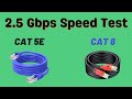 Cat 8 vs cat 5e  test de vitesse ethernet