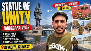 Statue of Unity Vadodara Vlog 2026 | Full Tour, Ticket Price, Inside View &amp; Travel Guide