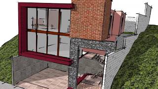 DISEÑO DE CASA EN TERRENO ASCENDENTE (1) screenshot 5