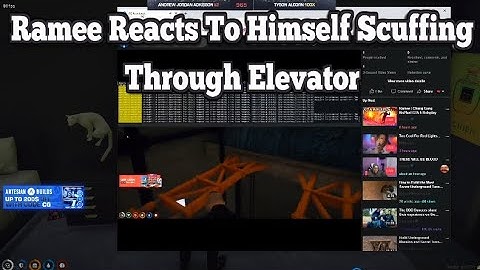 Ramee Reacts To Himself Scuffing Through Elevator | No-Pixel 3.1