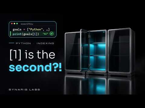 Python List Index 0: Why goals[1] Is NOT the First Item #29