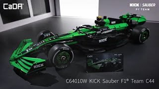 Kick Sauber F1 Team C44 | CaDA C64010W
Kick Sauber F1 Team 44 is available at: https://decadastore.com/products/klck-sauber-f1-team-c44-2024-c64010w
The CaDA C64010W Kick Sauber F1 Team C44 is a 1/8 scale model designed with exceptional attention to detail, faithfully replicating the features of the real F1 car. This set stands out with printed pieces instead of stickers, ensuring durability and authenticity. The venturi channel at the bottom of the model mirrors the advanced aerodynamics of the original car, while the rear wing incorporates new concave panels that perfectly capture its distinctive shape. The wheels are another highlight, with the front and rear tires accurately sized to match the real F1 cars proportions—wider at the rear, just like the original—and featuring the iconic Pirelli logo.
For more CaDA bricks and remote control toys visit:
Double Eagle Twitter: https://twitter.com/DOUBLEE_CaDA
Double Eagle Facebook: https://www.facebook.com/Doubleecada
For more products visit: https://doubleeagle-group.com/
Business enquires: martin.p@doubleeagle.cc
#kicksauber #f1teams #cadamaster Kick Sauber F1 Team C44 | CaDA C64010W