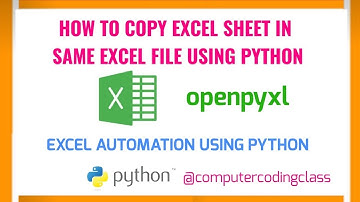 How to Copy Excel Sheet in Same Excel File using Python | Excel Automation using Python