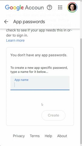 How to Create an App Passwords for accessing Google SMTP from your code.! #googledevelopers
