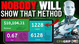 NEW Free CPA Marketing Method To Make Upto +$250/DAY || CPA Marketing Free Traffic Method CPAGRIP