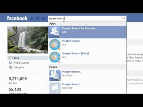 Facebook People Search App Introduction - YouTube