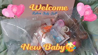 Its a Baby Girl😍🥰💕 New Reborn Baby unboxing / box opening from AliExpress screenshot 1
