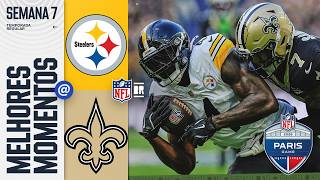 Pittsburgh Steelers x New Orleans Saints | Melhores Momentos - Semana 07 | NFL 2026