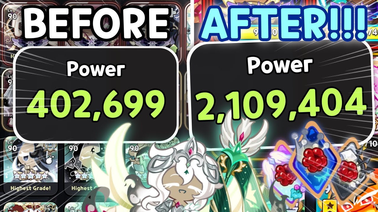 POWER UP INSANITY! How to Reach MILLIONS of Power in Cookie Run: Kingdom!